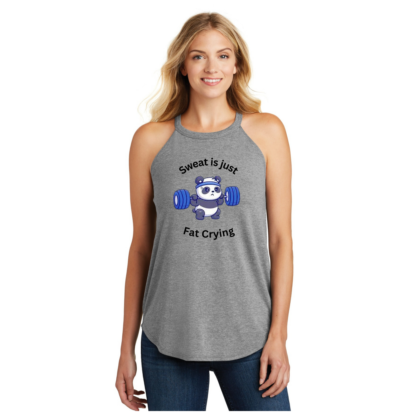 Panda Long Tank Top