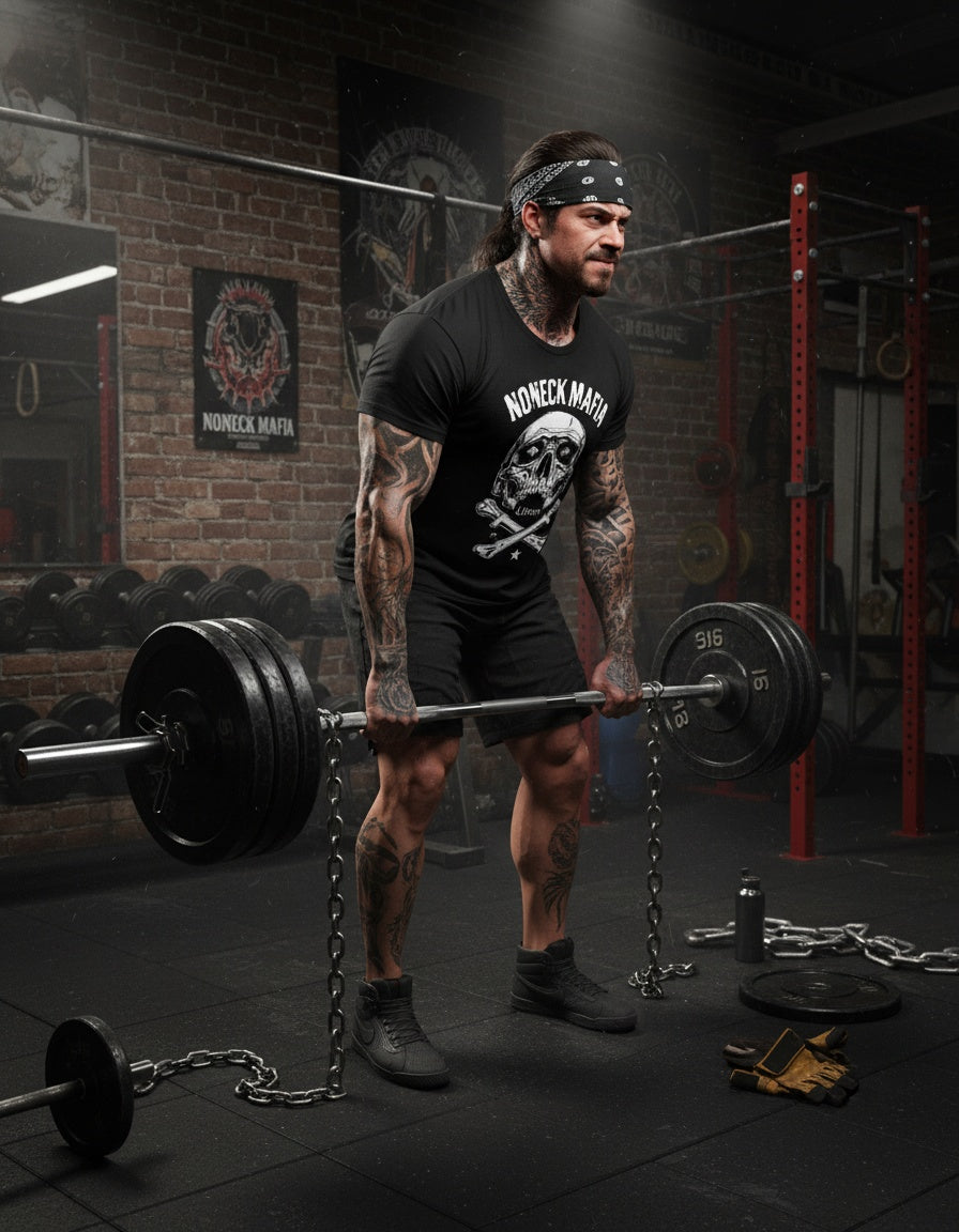 No Neck Skull Tee