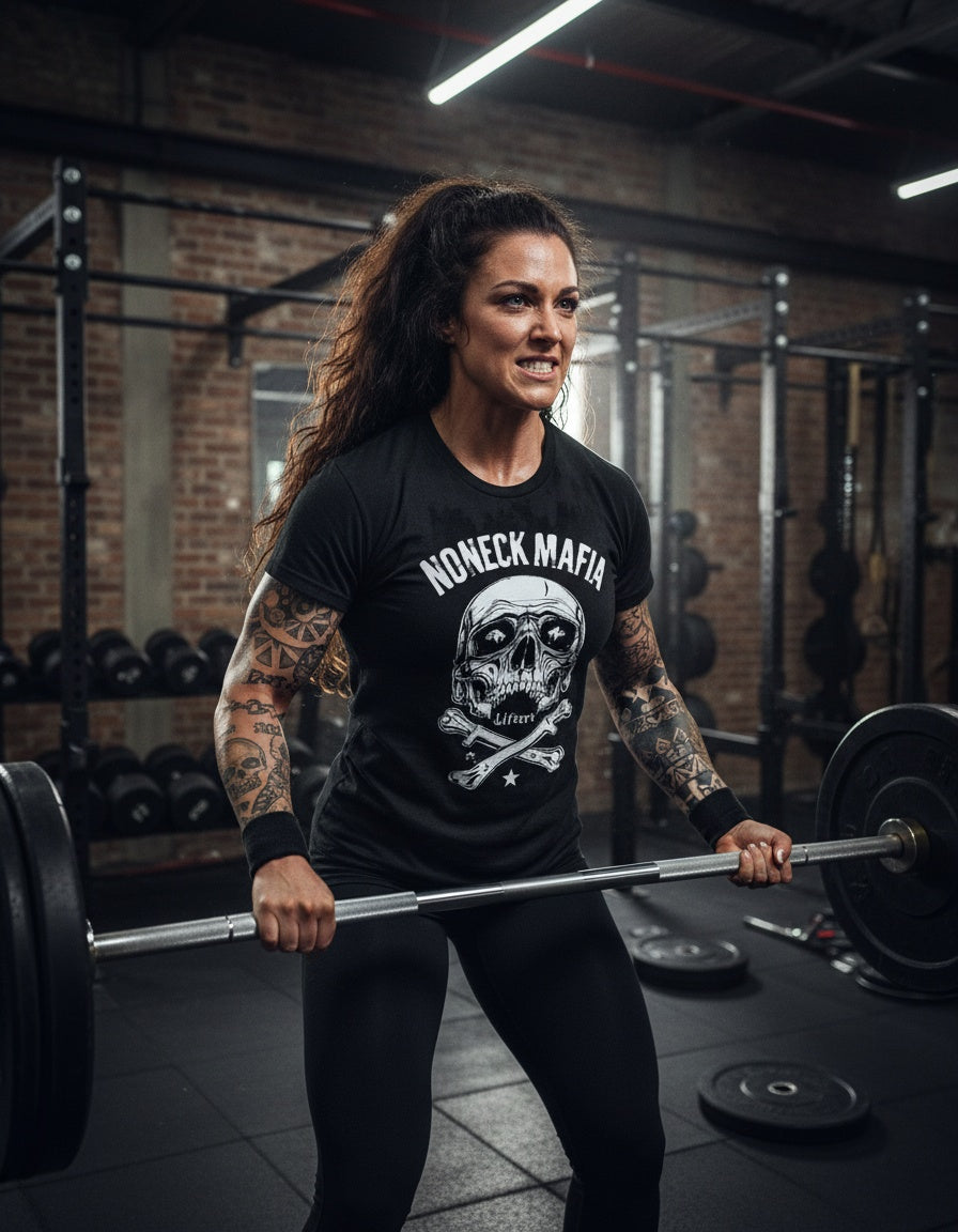 No Neck Skull Tee