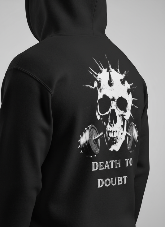 Spike Skull Pullover Hoodie
