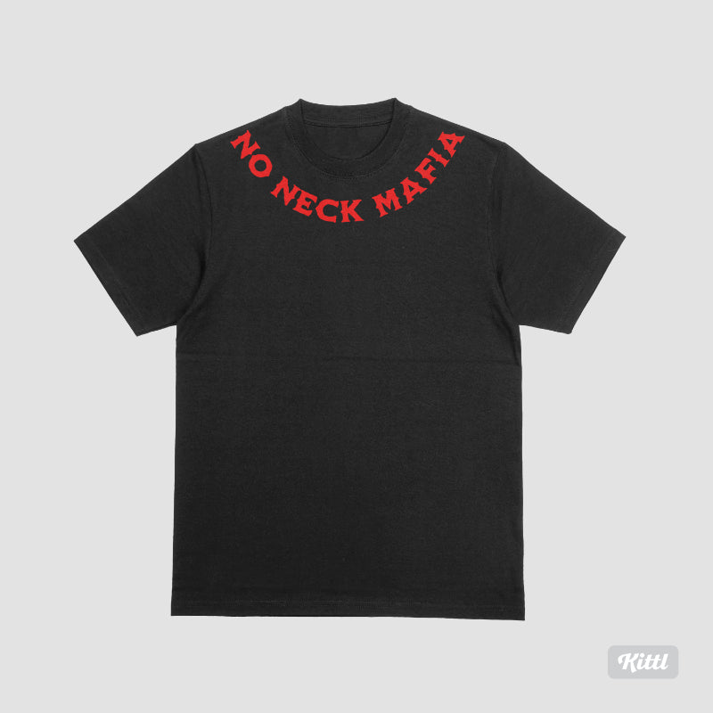 No Neck Mafia red on blk