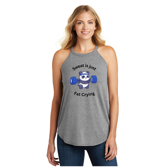 Panda Long Tank Top