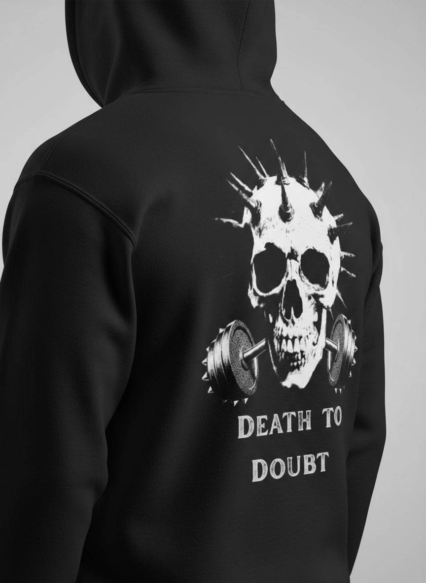 Spike Skull Pullover Hoodie – No Neck Apparel