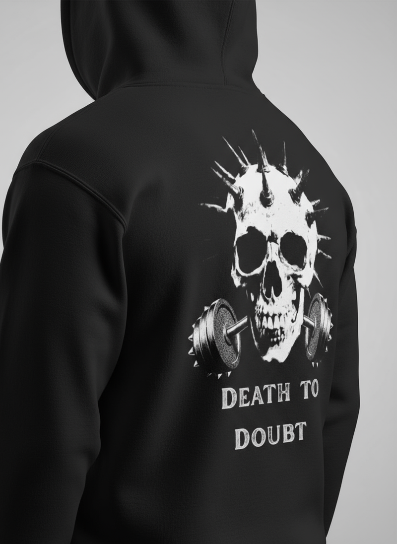 Spike Skull Pullover Hoodie